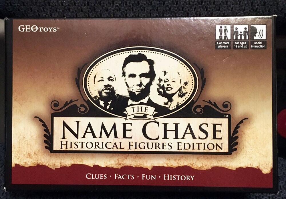 Name Chase: Historical Figures Trivia Game Homeschool Education - Complete